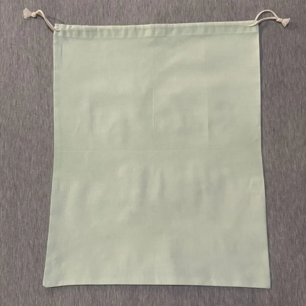Off-White Designer Dust Bag Light Mint Green 19x15 New Drawstring Storage Cover